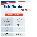 Motobomba Centrifuga 5Hp 220V 1F 1.5X1.5" Ihm Hy-Flo 15H-5Mw