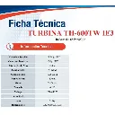 Motobomba Turbina 6Hp 220-440V 3F 1.25X1" Ihm Turbiline Th-600Tw-IE3