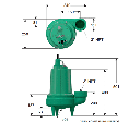 Motobomba Sumergible 0.75Hp 220V 1F 3" Barnes Ne 3 7-1-4-220
