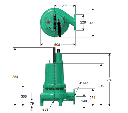 Motobomba Sumergible 4.5Hp 220V 3F 4" Barnes Ne 4 45-4-220