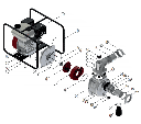 Motobomba Autocebante 6.5Hp Gasolina 3X3" Barnes Aag 3 65 Hf