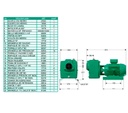 Motobomba Autocebante 6Hp 220-440V 3F 3X3" Barnes Ae 3 60