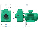 Motobomba Autocebante 15Hp 220-440V 3F 4X4" Barnes Ae 4 150