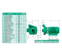 Motobomba Centrifuga 3Hp 220V 1F 1.5X1.5" Barnes Qe 1.5 30-1 Ce