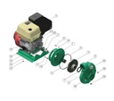 Motobomba Centrifuga 13Hp Gasolina 3X3" Barnes Hg 3 130 Hf