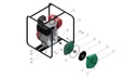 Motobomba Centrifuga 5Hp Diesel 1.5X1.5" Barnes Hd 1.5 50 Hf