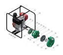 Motobomba Centrifuga 7Hp Diesel 2X2" Barnes Hd 2 70 Hf