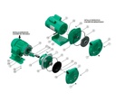 Motobomba Centrifuga 2Hp 110 220V 1F 1.5X1.5" Barnes He 1.5 20-1