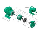 Motobomba Centrifuga 10Hp 220 440V 3F 3X3" Barnes He 3 100
