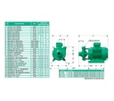 Motobomba Centrifuga 10Hp 220-440V 3F 2X1.5" Barnes Qe 1.5 100