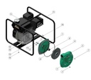 Motobomba Centrifuga 6.5Hp Gasolina 1.5X1.5" Barnes Hg 1.5 65 Kl