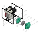 Motobomba Centrifuga 6,5Hp Gasolina 1.5X1.5" Barnes Hg 1.5 65 Hf