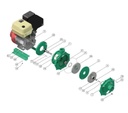 Motobomba Centrifuga 15Hp Gasolina 2X2" Barnes Hg 2 150-2 Hf