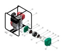 Motobomba Jet 5Hp Diesel 1.25X1" Barnes Jd 1 50-2 Hf
