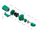 Motobomba Jet 1Hp 110 220V 1F 1.25X1" Barnes Je 1 10-2-1