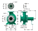 Motobomba Centrifuga 8X6" Barnes Iu 200X150X315