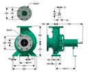Motobomba Centrifuga 8X6" Barnes Iu 200X150X400