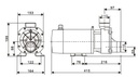 Motobomba Jacuzzi 1Hp 110V 1F 1.5X1.5" Barnes Se 1.5 10-1-110