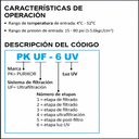PKUF-5 / Sistema de ultrafiltración 5 etapas - 5 micras