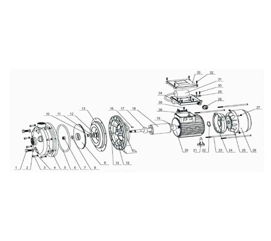 Motobomba Multietapas 1.6Hp 110V 1F 1.25X1" Barnes Hse 1 16-1 Hf