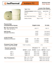 Isoblancfc128-12.5 - Manta Fibra Ceramica Isothermal - Aislante 1100 C