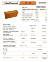 Tb45 - Ladrillo Silicoaluminoso Isothermal - Refractario 1350 C