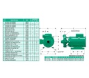 Motobomba Centrifuga 7.5Hp 220V 1F 1.5X1.5" Barnes He 1.5 75-1