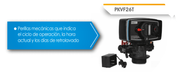PKVF26T-1.5-1054 / Válvula Automática 1"x1/2" para Filtro 10"x54"