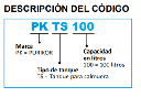 PKTS100 / Tanque de Salmuera para Suavización 100 Litros x 3/8"