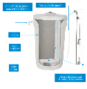 PKTS100 / Tanque de Salmuera para Suavización 100 Litros x 3/8"