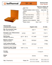 Tp45-2 - Plancha Silicoaluminoso Isothermal - Refractario 1350 C