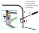 Bomba Manual 400Psi de Pruebas Hidrostáticas en Linea Helbert Hral104