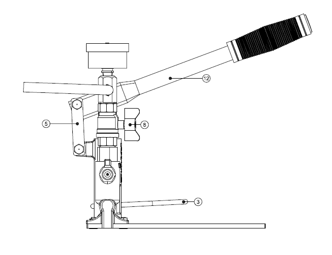 Bomba Manual 400Psi de Pruebas Hidrostáticas en Linea Helbert Hral104