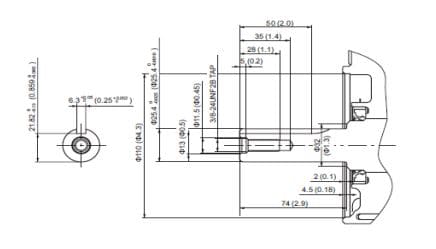 GX630RH QZB3-E / Motor Honda Gasolina Cuña 20.8hp 4 Tiempos 3600rpm