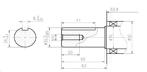 KM186FS / Motor Kama Diesel Cuña 9.5hp 1800rpm