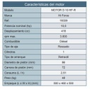 Motor Diesel Roscado 10Hp 3600Rpm Hi Force Motor D 10 Hf-R