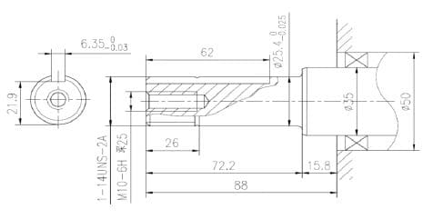 ME390 PQS / Motor Ecomax Gasolina Cuña-Rosca 13hp 4 Tiempos 3600rpm