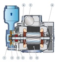 Motobomba Periferica 0.5Hp 110V 1F 1X1" Pedrollo Pksm60