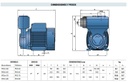 Motobomba Periferica 0.5Hp 110V 1F 1X1" Pedrollo Pksm60