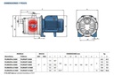Motobomba Jet 0.75Hp 110-220V 1F 1"X1" Pedrollo Plurijetm4/80 X