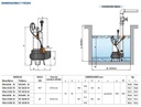 Motobomba Sumergible 1.5Hp 220V 3F 2" Pedrollo Vx15/50-N