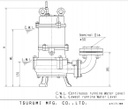 50Nh21.5 / Motobomba Sumergibles An 2Hp 3F 220V 2" Tsurumi