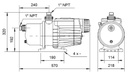 96860172 / Motobomba Grundfos 3/4 Hp 110V 1F Mq335-110 