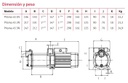 Prisma45N-2/1220 / Motobomba Centrifuga Prisma45N-2/1220 Prisma