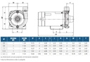 90200015 / Motobomba Centrifuga  1.5Hp 115/230V  FCE15CI
