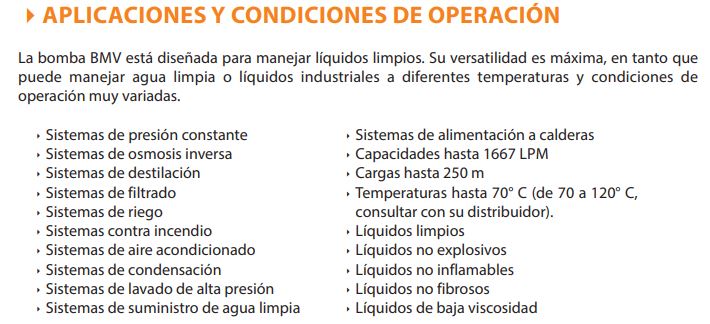  70120065 /Bmv32-82-3003  / Motobomba   3F 220/440V  Barmesa 