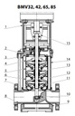  70120065 /Bmv32-82-3003  / Motobomba   3F 220/440V  Barmesa 