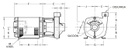 61070095 / Motobomba Centrifuga Ic1 1/4-1.5-2-1 6107009
