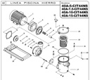 64428000A2 / Motobomba Piscina 5Hp 3F 220V 4x3" 40A-5.0MW-CIT 44NS Fe Ihm