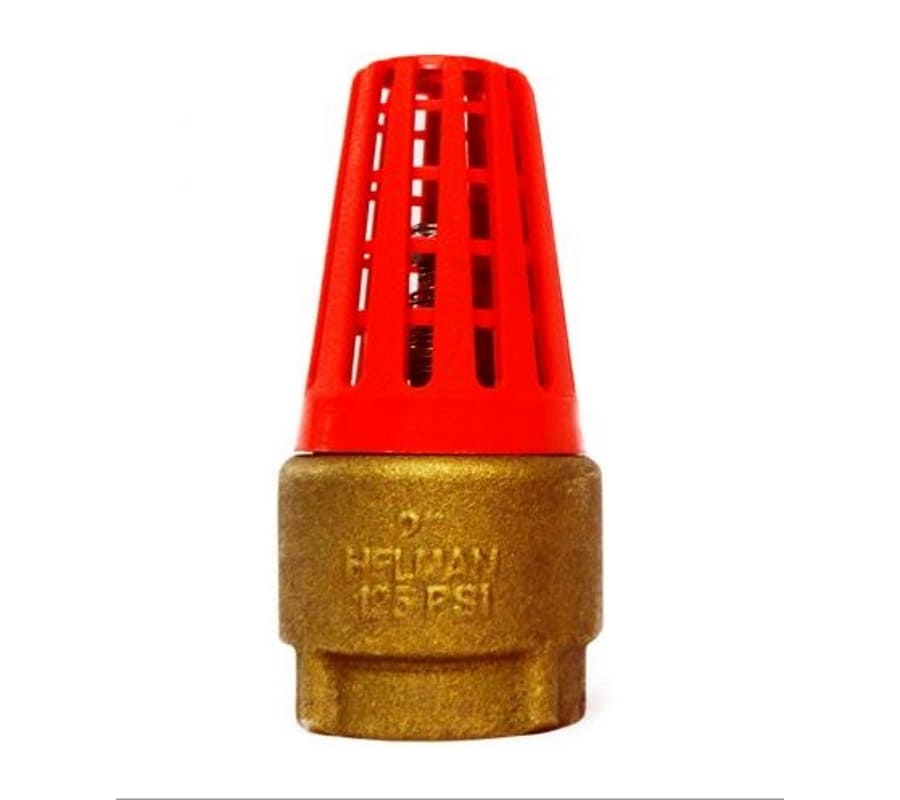 Valvula De Pie 1" En Bronce C.Plast Helman 20515